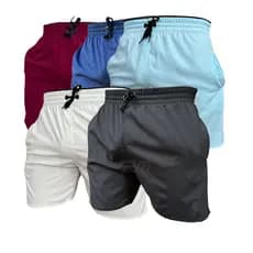 Kit 5 Shorts Bermuda Treino Elastano Corrida Academia