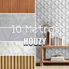 Papel de Parede Modelo 3D 10 METROS x 45CM Adesivo Autocolante para Sala, Quarto, NOVIDADE