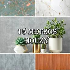 Papel De Parede Autocolante 3d Lavável Decoração - 15 METROS x 45CM Sala Quarto Adesivo