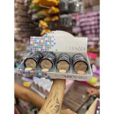 Box C/24 Po compacto Face Fenzza Makeup Atacado