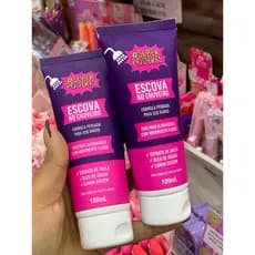 Kit 2 ESCOVA De Chuveiro Liso Instantâneo Super Poderes (2unid)