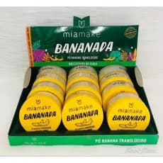 BOX PÓ BANANA Mia make C/12 unid Atacado Bananada Novo
