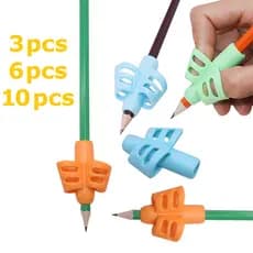 Kit Adaptador para Escrita Apoio De Dedos p/ segura Lápis ou caneta Stetro Ergonômico Autista