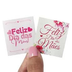 Mini Cartão Tag Dia das Mães Cliente Encomenda Presente