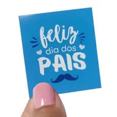 Mini Cartão Tag Feliz Dia dos Pais Cliente Encomenda Presente