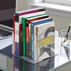 Organizador porta livros Standard Maxcril Aparador Bookend Suporte Mesa Escritorio Estante Waleu