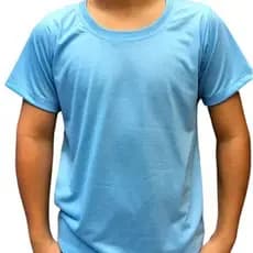 Camiseta Básica Azul Celeste | Malha 30.1
