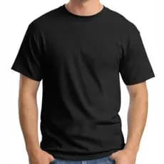 Camiseta Básica Preta | Malha 30.1