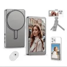 Monitor de Tela Magnético para iPhone e Android com Conexão Sem Fio