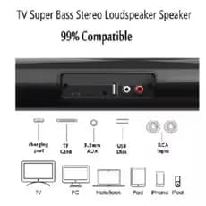 Soundbar TV Wireless 20W com Bluetooth
Barra de Som Wireless 20W para TV