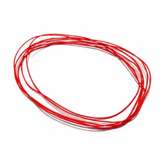 1 metro x Fio Sólido 30AWG Wire Wrapping 0,05mm Ultra Fino VERMELHO