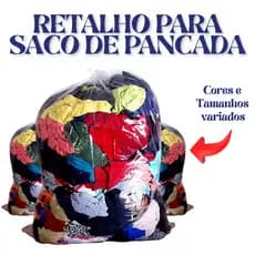 Retalho para Enchimento Almofadas Tapetes Saco de Pancadas Diversos Tamanhos