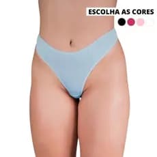 Calcinha Fio Dental Cleo Sensual Pingente Coelhinho Adulto Feminina P M G GG Alta Qualidade Conforto