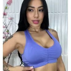 Kit 3 Tops Com Bojo Removível Marry Conforto Qualidade Tecido Canelado M G GG Feminino