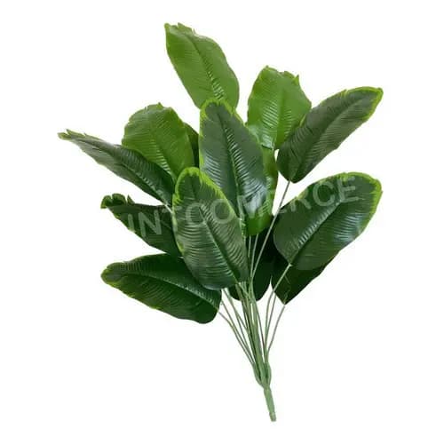 1 Bananeira Artificial Planta 18 Folhas Arbusto Decoração
