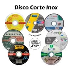 Disco Corte Inox FineCut 4.1/2" x 1mm x 22mm uso em Esmerilhadeira para Ferro Inox Acabamento