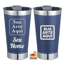 Copo Térmico Inox 473ml C/Tampa Personalizado ENVIO EM 24 HORAS