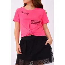 Conjunto Infantil Feminino Le Petit Elefant  Blusa + Shorts Confortável Moda Menina 01 a 08