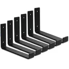 SUPORTE MÃO FRANCESA 10-15-20-25-30 CM 6 PEÇAS SUPORTE PRATELEIRA INVERTIDA