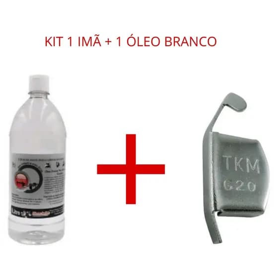 Guia Magnético Costurar + Óleo Branco Máquina De Costura 1L