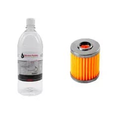 Óleo Branco Para Máquina Costura +Filtro overloque Galoneira