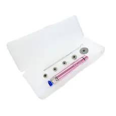 Caneta Peeling Diamante Corpo Rosa 5 Ponteiras Vctec