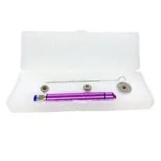 Caneta Peeling Diamante Corpo Lilás 3 Ponteiras