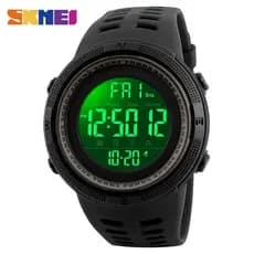 SKMEI Relogio 1251 esportes imperme谩vel masculino lazer digital LED digital multifuncional rel贸gio eletr么nico