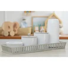 Kit Higiene Bebê Moderno Porcelana Quarto Menino Menina Térmica Banho K159