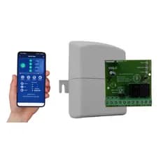 Modulo WI-Fi para Central de Alarmes e Portão Universal HLG 2 saidas e 3 Entradas APP Gratuito