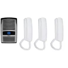 Kit Porteiro Eletrônico com 3 Monofones HLG