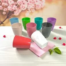 Kit 500 Copos coloridos color 330 ML Ideal para festas, eventos, chá revelação, casa área de churrasco e personalizações