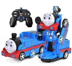 kids toys Carro para crianças  Novo Brinquedo Transformer Super Robô Trem Controle Remoto