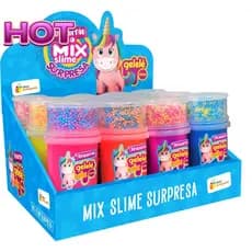 12pcs  Slime Gelele MIX Surpresa Unicornio Conjunto de 12    Presentes para crianças