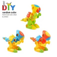 Brinquedos de montagem para desmontagem de dinossauros faça você mesmo, Brinquedos para educação