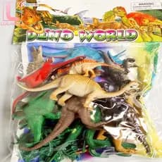 15Pcs / Set Mini Simulation Dinosaur Model Toy Jurassic Ocean Dinosaur Bag Plastic Simulation Model Dinosaur Children's Toys Comércio por grosso