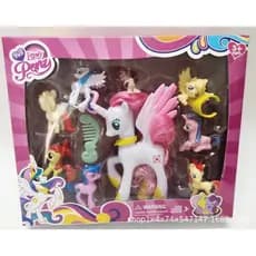 kids toys My Little Pony Dress Up Color Box Universo Princesa Pesadelo Lua Violeta Yue Yun Yunbao Boneca de