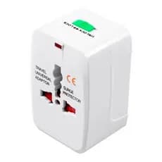 Adaptador Tomada Universal Bivolt Benjamim Padrão Internacional Para Vigem Eua UK US Comércio por grosso
