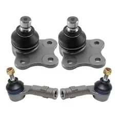 Kit 2 Pivô + 2 Terminal Direção Ecosport 2007 2008 2009 2010