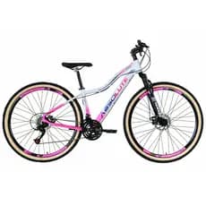 Bicicleta Aro 29 Absolute Hera Feminina Alumínio 24v Freio a Disco Garfo Suspensão Mountain Bike Pneu Faixa