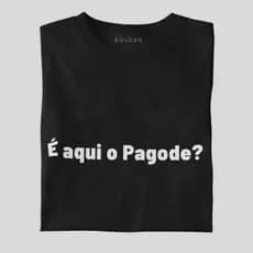 Camiseta É aqui o pagode? masculina / feminina