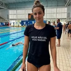 Camiseta Hoje não dá, vou nadar masculina / feminina