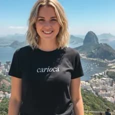 Camiseta CARIOCA regular fit masculina / feminina