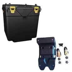 Caixa Báu com Suporte para Moto Delivery Motoboy 110 Litros | Icbras