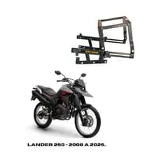 Suporte Caixa Baú Moto Reforçado Com Regulagem Garupa XTZ 250 Lander 2008 á 2026 | Forteck