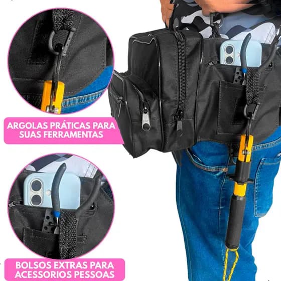 Kit Pesca Bolsa Porta Apetrecho Summer Pesca + 2 New Quack + 1 Balança
