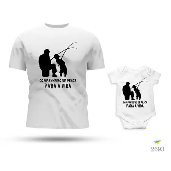 Kit Tal Pai Tal Filho Companheiro de Pesca para a vida