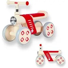 Mini Bike 4 rodas sem pedal equilíbrio andador bicicleta com luz e farol que acende