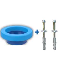 Anel de Vedação Com Guia Vaso Sanitario c/2 Parafusos Castelo Bucha 10