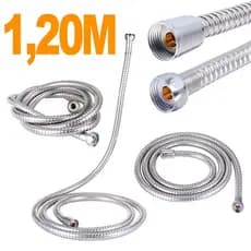 Engate Mangueira Flexível Aço Inox 1,20 cm